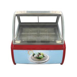 Danfoss Compressor Ice Cream Display Freezer For Pastry Shop CE Certificate