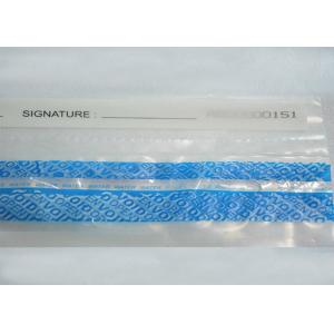 Police Security Tamper Evident Bags Transparent Plastic Secure Courier Bag