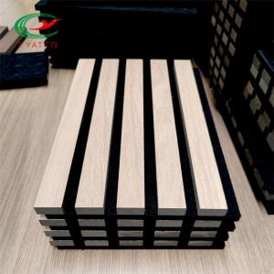 FSC Wood Slat Sound Acoustic Panel Durable High Density Polyester