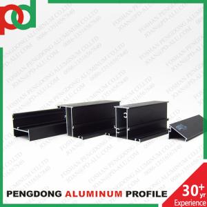 Temper T5 Square Aluminium Profiles For Windows And Doors MP 80 Mate Black