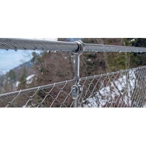 Handcrafted 2mm Stainless Steel Rope Mesh with 10 Years Warranty for High Load