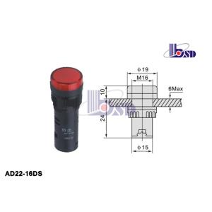 Lightweight Led Panel Mount Indicators Small Volume Low Consumption