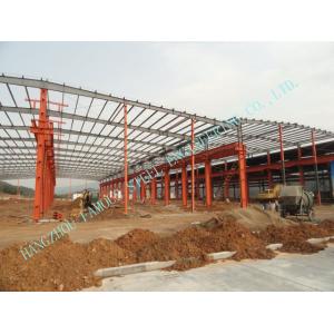 Mining Warehouse Prefab Steel Buildings Pre Engineered Multispan ASTM Standards