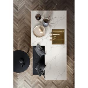 3200x1600 Artificial Stone Quartz Slab Straight Edge Cutting