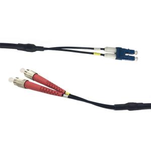 LC/UPC-FC/UPC duplex 4.8mm FTTA fiber optic patch cord singlemode G657A1 LSZH