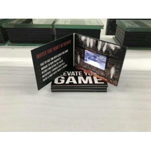 HD 5 Inch Printed Video Cards Folded Paper Product For Presentation
