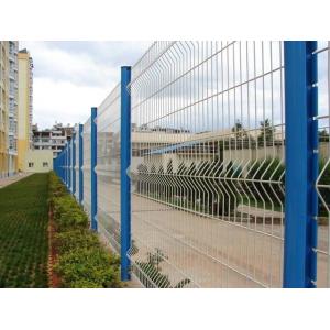 Powder Coating Triangular Bending Welded Mesh Fence / Garden Fence Wire Mesh