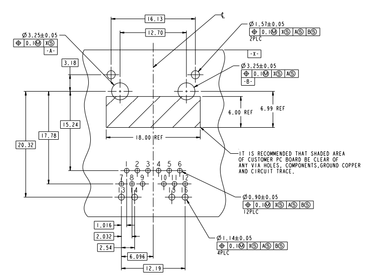 1-1840744-3 Gigabit Integrated RJ45 Connector Module Through Hole