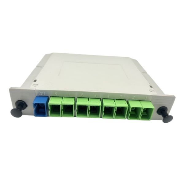 Quality 1x8 Fiber Splitter PLC Box 1 8 SC/APC Programmable Controller FTTH 1x8 Box PLC Splitter for sale