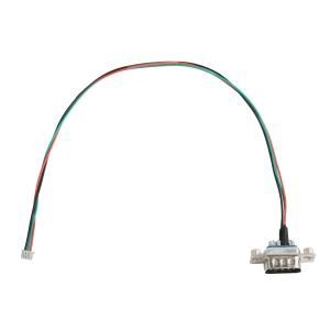 DB 9P LVDS Cable Assembly D-SUB-9P Male Solder To MX1.25mm 4Pin Wire Connector