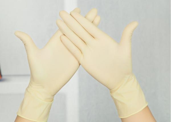 Quality Disposable medical latex gloves / surgical gloves / examination gloves for sale