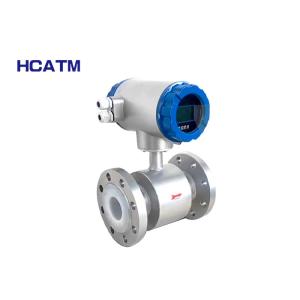 Easy Using Electromagnetic Flow Meter Two Way Measuring System With LCD Display