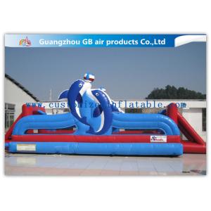 12m Inflatable Sports Games Inflatable Football Pitch Soccer Field With Air Mat