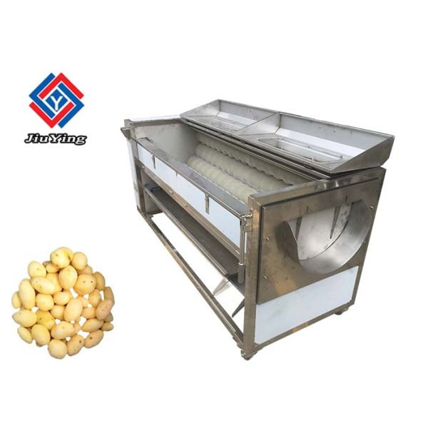 Carrots Washing And Peeling With Brush Factory Hot Sale Professional Potato Washer And Peeler