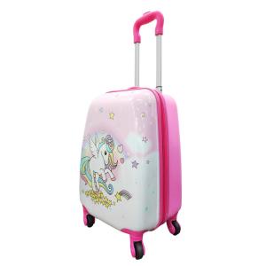 Customizable Childrens Rolling Suitcase Childrens Carry On Luggage With Iron