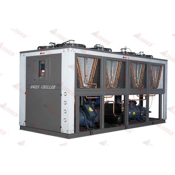 100HP Air Cooled Screw Compressor Chiller Industrial chemical chiller For Pvc PE