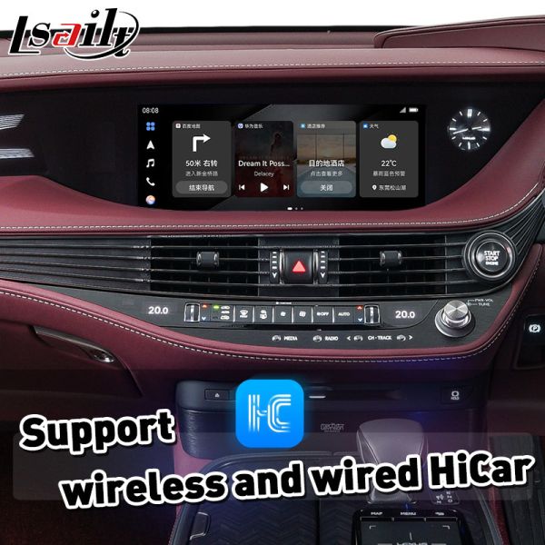 Lsailt Wireless Android Auto Carplay Interface for 2017-2020 Lexus LS500 LS500h