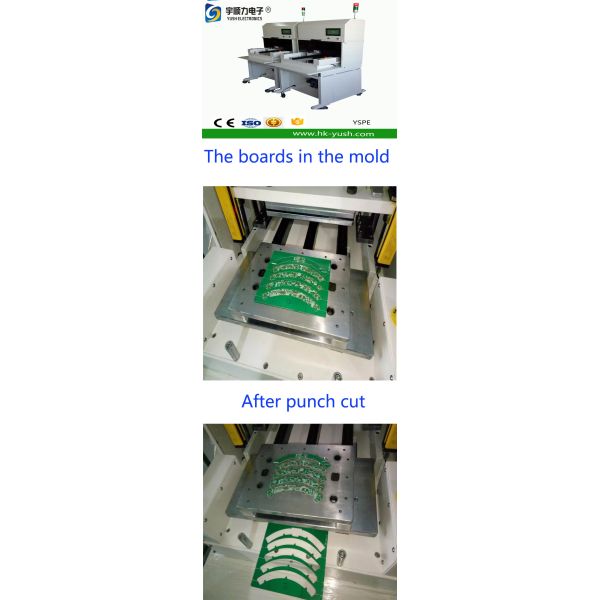 SMT Line Dedicated YSPE Industrial High Efficiency PCB Punching Machine
