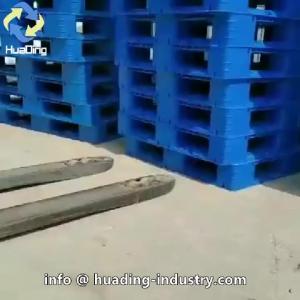 MY TEST 1210A HDPE storage euro plastic pallet Double faced stackable plastic