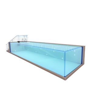 Prefabricated Acrylic Above Ground Swimming Pool With Customized Moulding