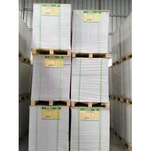 Wholesale Regular Size 700x1000mm One Side White Paper Coated Duplex Board Grey Back from china suppliers