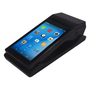 Android Handheld POS with Printer Terminal 1GB DDR3 8GB EMMC Capacitive Touch