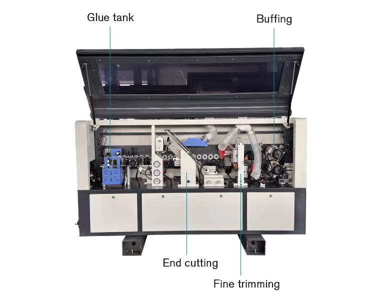 Edge banding machine control panel