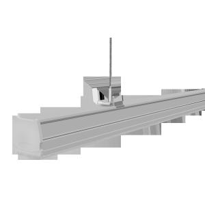 Supermarket Suspended Linear LED Fixture 50W 130Lm/W No Toxic Metals Case