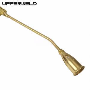 Upper Brass Weed Burner Gas Nozzle for Gold Heating Torch Propane Flame Weeding