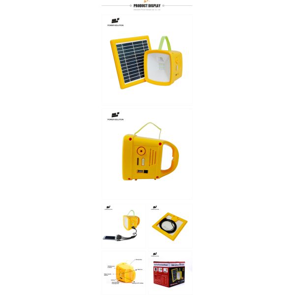 Complete home appliances portable solar energy lantern radio off grid mini camping lamp rechargeable phone charger