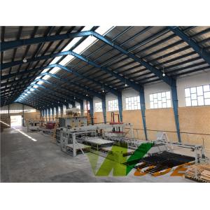 Full Auto Double Sided Synchronous Laminating Line , Short Cycle Melamine Hot