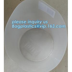 eco-friendly biodegradable bamboo decorative round plastic flower pot liners,