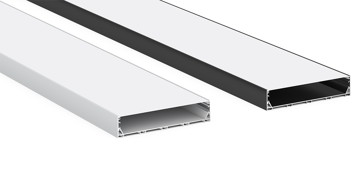 LEDCORP® Surface Mounted LED Lighting with Customized Aluminum Profile For Office Gym Hotel