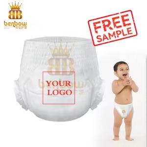 China Disposable Baby Pant Diapers with A Grade Absorbency and Customizable Features on sale