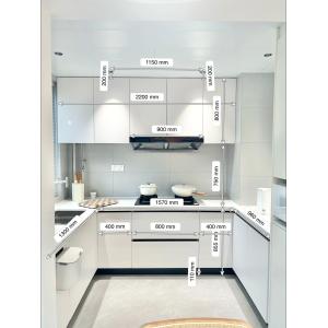 Custom Matte Finish Anti-Scratch Kitchen Cabinets
