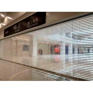 Electric Shopping Mall Pc Crystal Roller Shutter Transparent Rolling Shutter