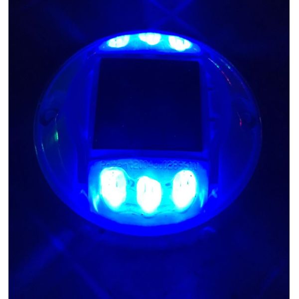High Visibility Solar Road Marker Lights Round Pavement Marker