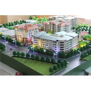 Hospital Building Exhibition 3D Model Travel Case Packing Wood Plate Base