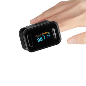 Non - Linear Finger Pulse Oximeter , Oxygen Saturation Monitor With Alarm