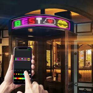 Easy To Install IP65 Flexible LED Matrix Display With 5V2A10W Power Supply And