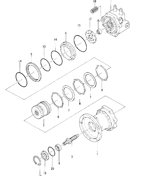 EXCAVATOR PARTS EX120-2 EX120-3 SWING MOTOR 4241171 4334356 FOR HITACHI