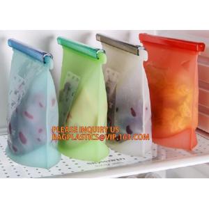 Refrigerated Cooler Reusable Silicone Food Bag, Preservation Storage Container