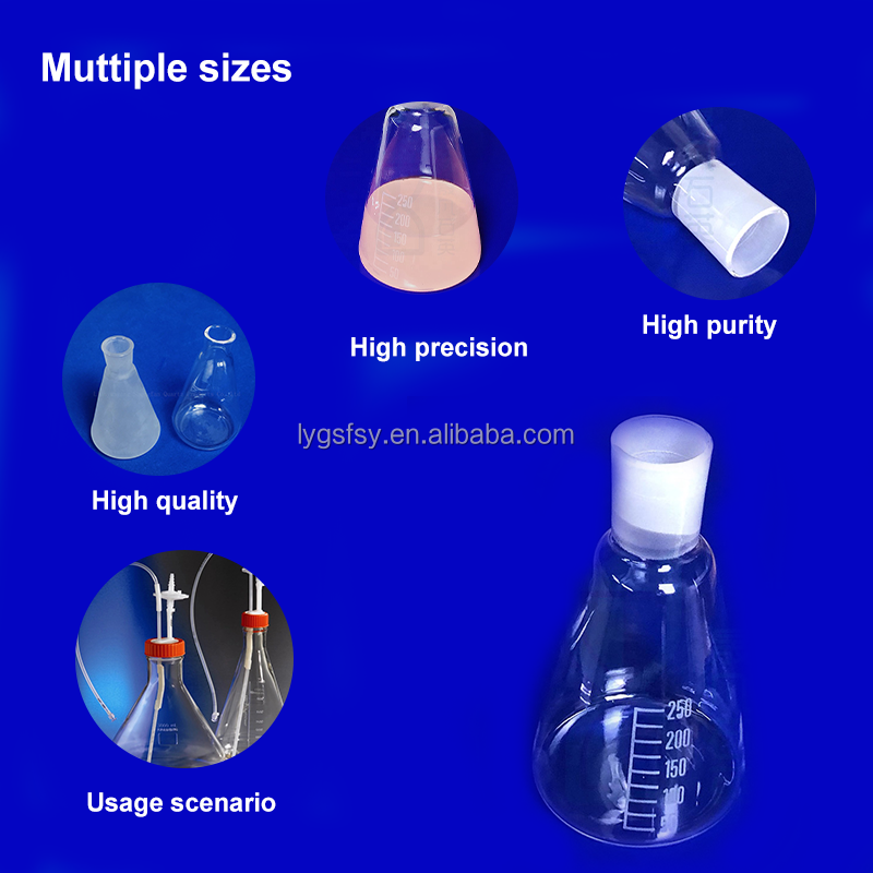 Custom 50-5000ML Quartz Glass Round Bottom Long Neck Flask