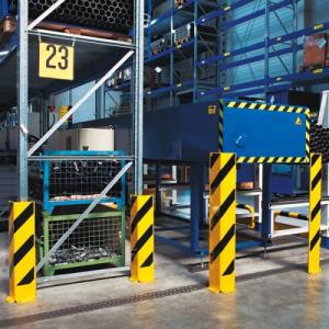 400mm Pallet Racking Upright Protectors Hardware Fabrication Right Angle