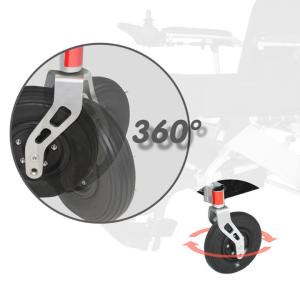 CE Max 36km Lightweight Folding Power Wheelchair For Disabled