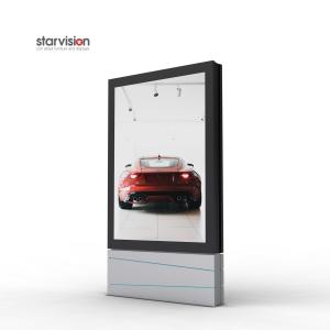 High Brightness Outdoor LED Totem IP65 Weather Proof For Advertising