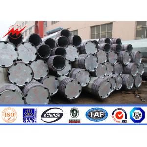 10m 11m 12m Hot Dip Galvanization Column Electrical Power Pole