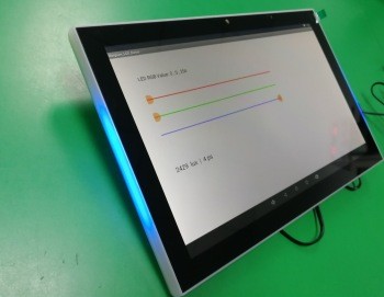 Customized wall mount 10.1 inch Android tablet pc with RJ45 POE Powering LED