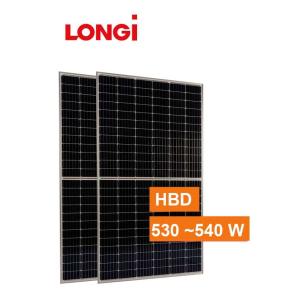 Longi 9bb Hbd Bifacial 520w 530w 535w Mono Solar Panels