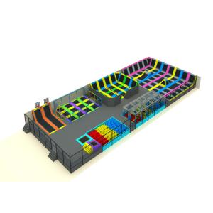 Residential Open Area Kids Trampoline Park Environmental Protection KP161213-C